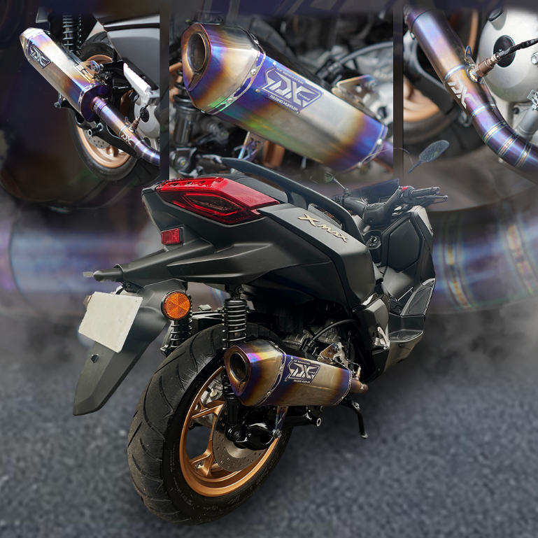 Knalpot XR1 Titanium Fullsystem XMAX – DX Generation Racing