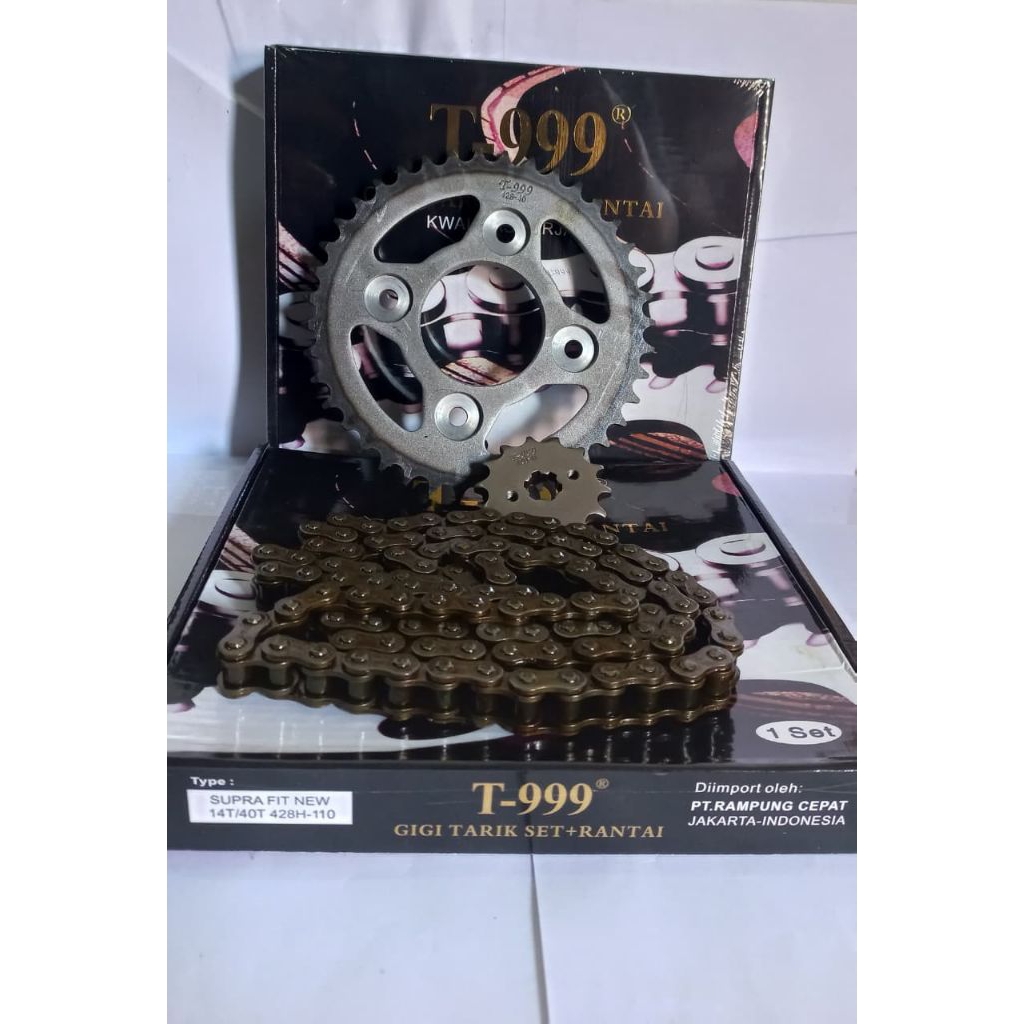 T999 Gir/Gear paket Supra Fit New (14T/40T) 428H-110