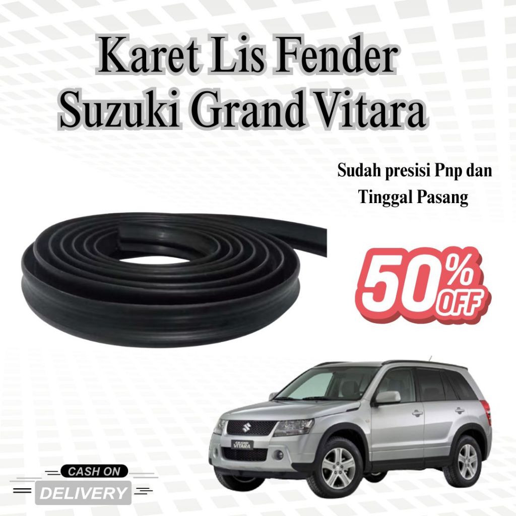 Karet Lis Fender Mobil Suzuki Grand Vitara – Aksesoris Body / Pelindung Fender