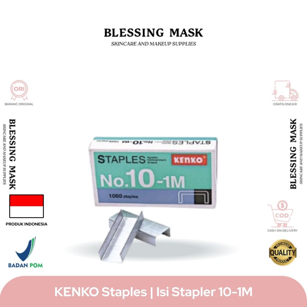 KENKO Staples | Isi Stapler 10-1M | BlessingmaskOfficial ATK