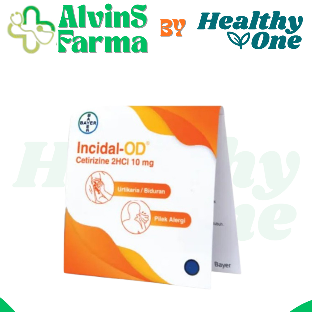 Incidal-OD 4 Kapsul/Cetirizine HCl 10 mg
