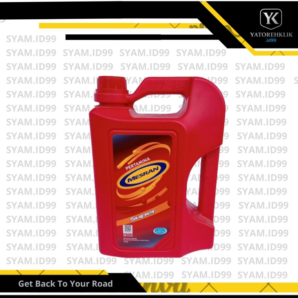 Oli Mesin Mesran Super 20W-50 4L – Oli Mobil Pertamina SAE 20W50