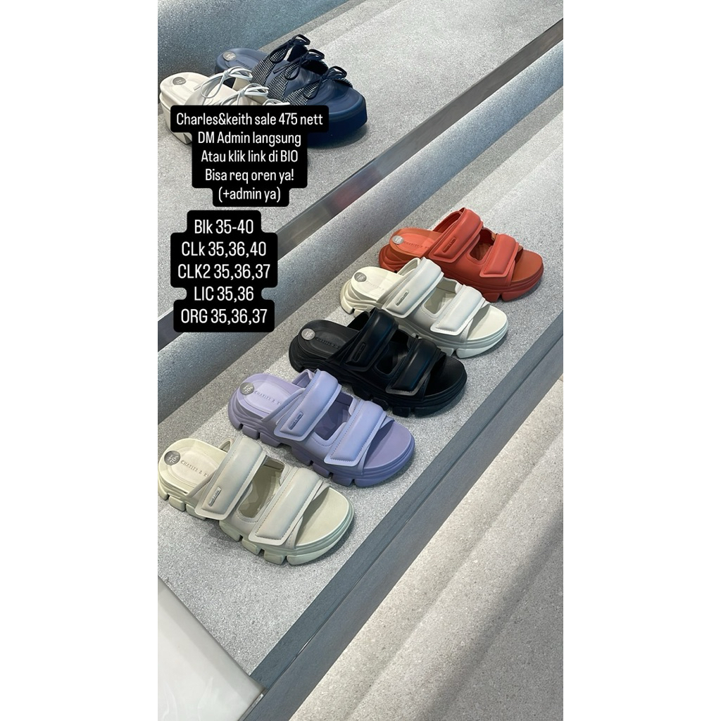 Promo SALE  dicount diskon sepatu sandal wanita Charles&keith original