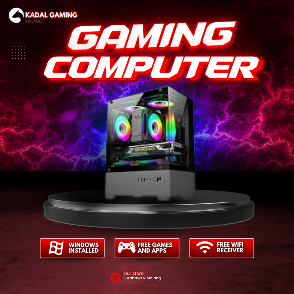 PC RAKITAN RYZEN 3 2200G RAM 16GB DDR4 SSD 256GB