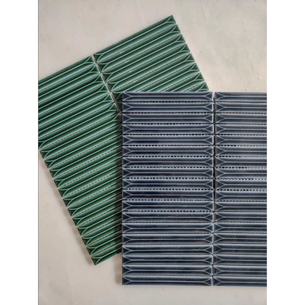 Mozza Tile Type PRANA SERIES - Mosaic Mozaic Mosaik Mozaik Keramik Dinding Kamar Modern Keramik Long