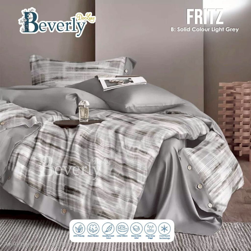 Sprei Katun BEVERLY FRITZ | Sprei Home Industry dari Katun CVC Premium | Sprei Uk.90,100,120,160,180