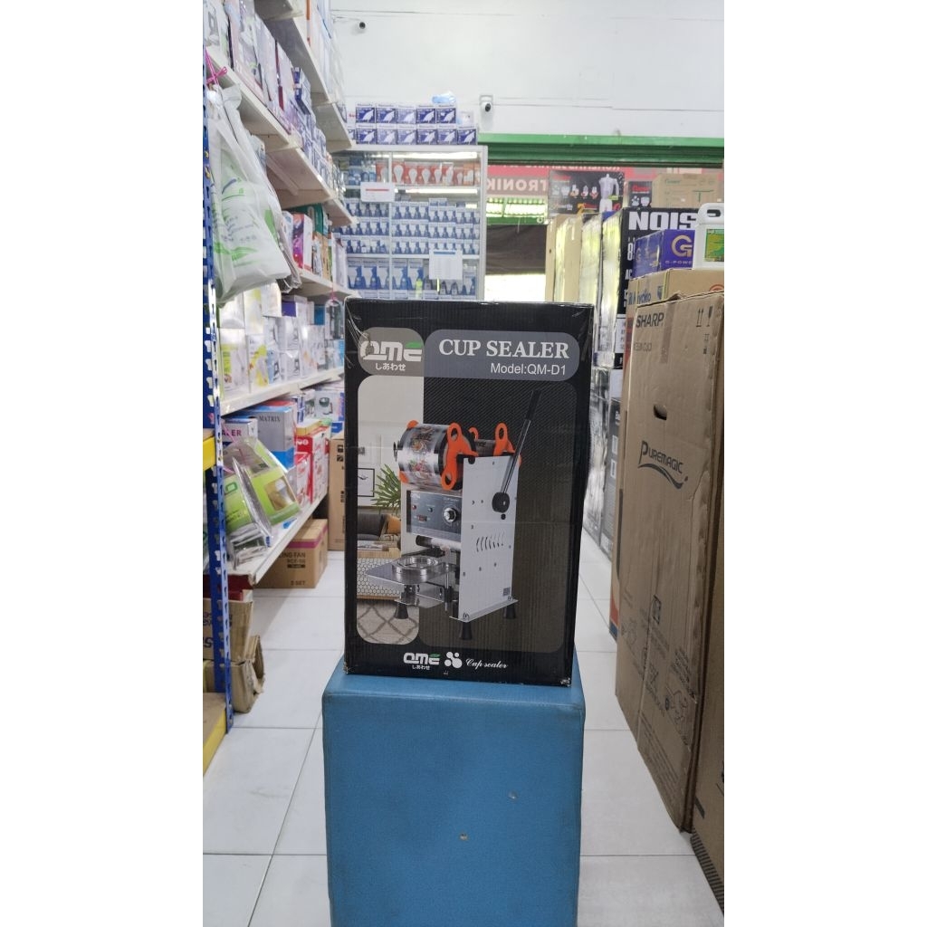 QME Mesin press cup/Mesin Press Gelas plastik Cup sealer 8oZ-