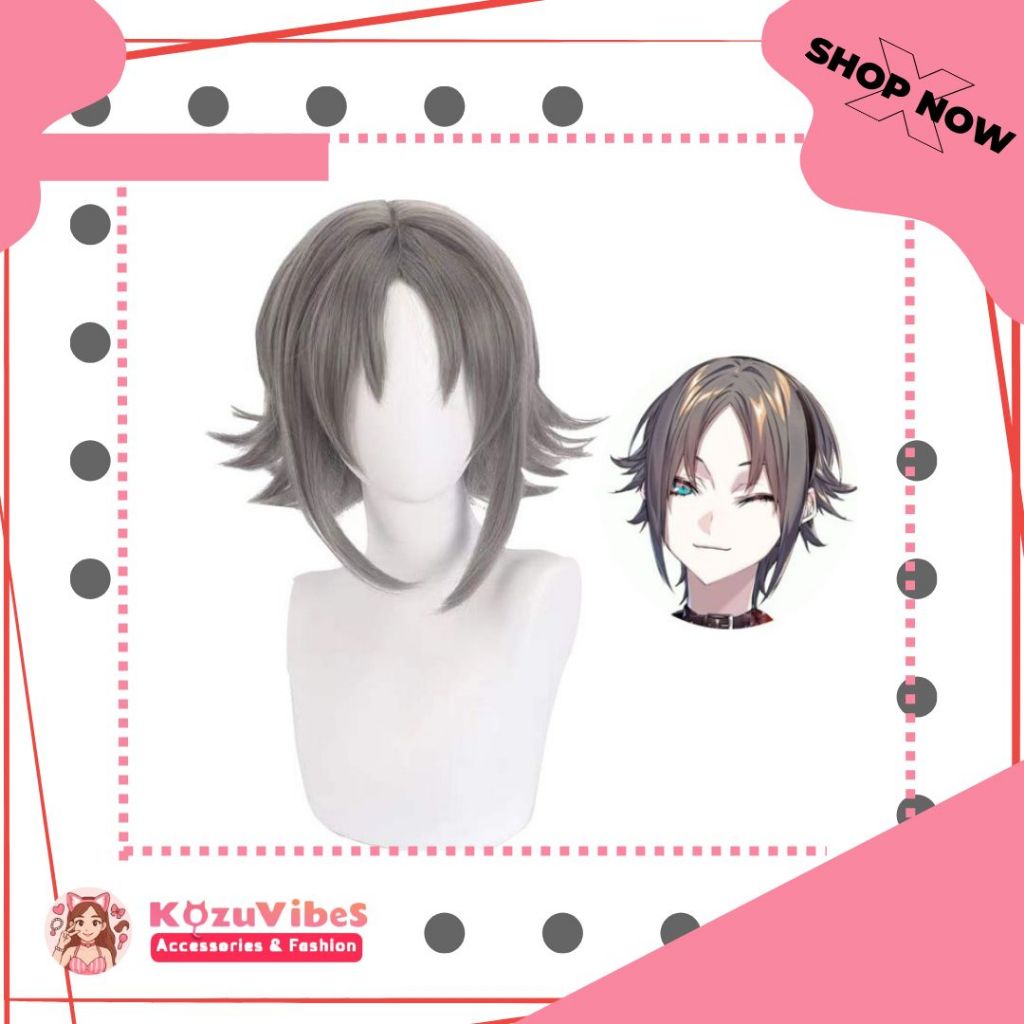 Kozuvibes Wig Rambut Palsu Wig Cosplay VTuber Anime Virtual Youtuber