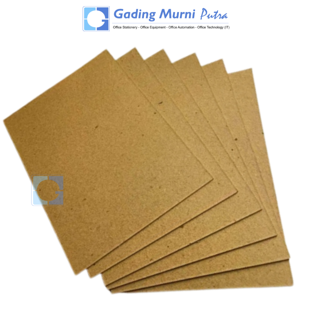 Karton Duplek Coklat / Karton Tebal Ukuran A3 (ISI 2)