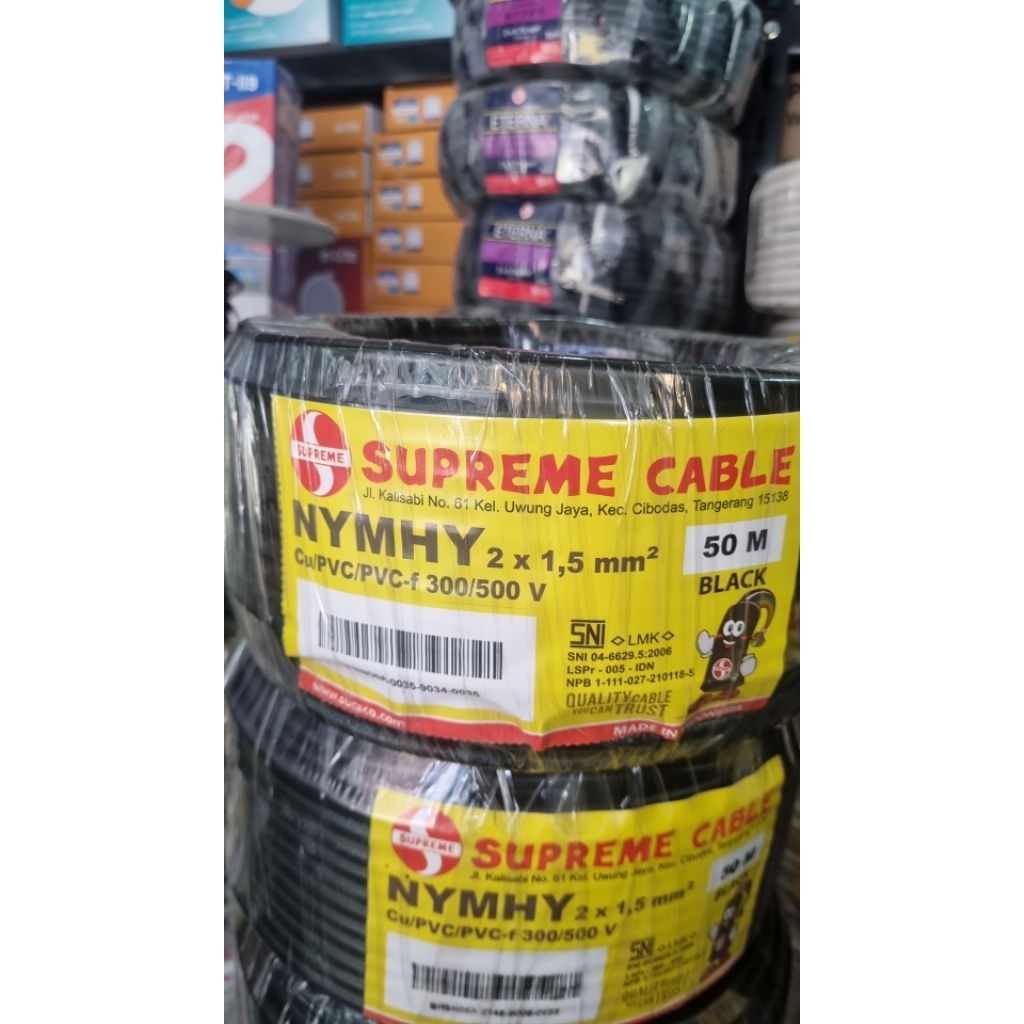 Kabel NYYHY Supreme 2x1.5 Per METER