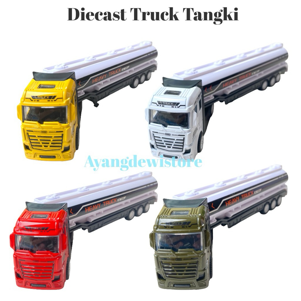 DIECAST MOBIL TRUCK TANGKI/BISA DILEPAS/BISA BELOK