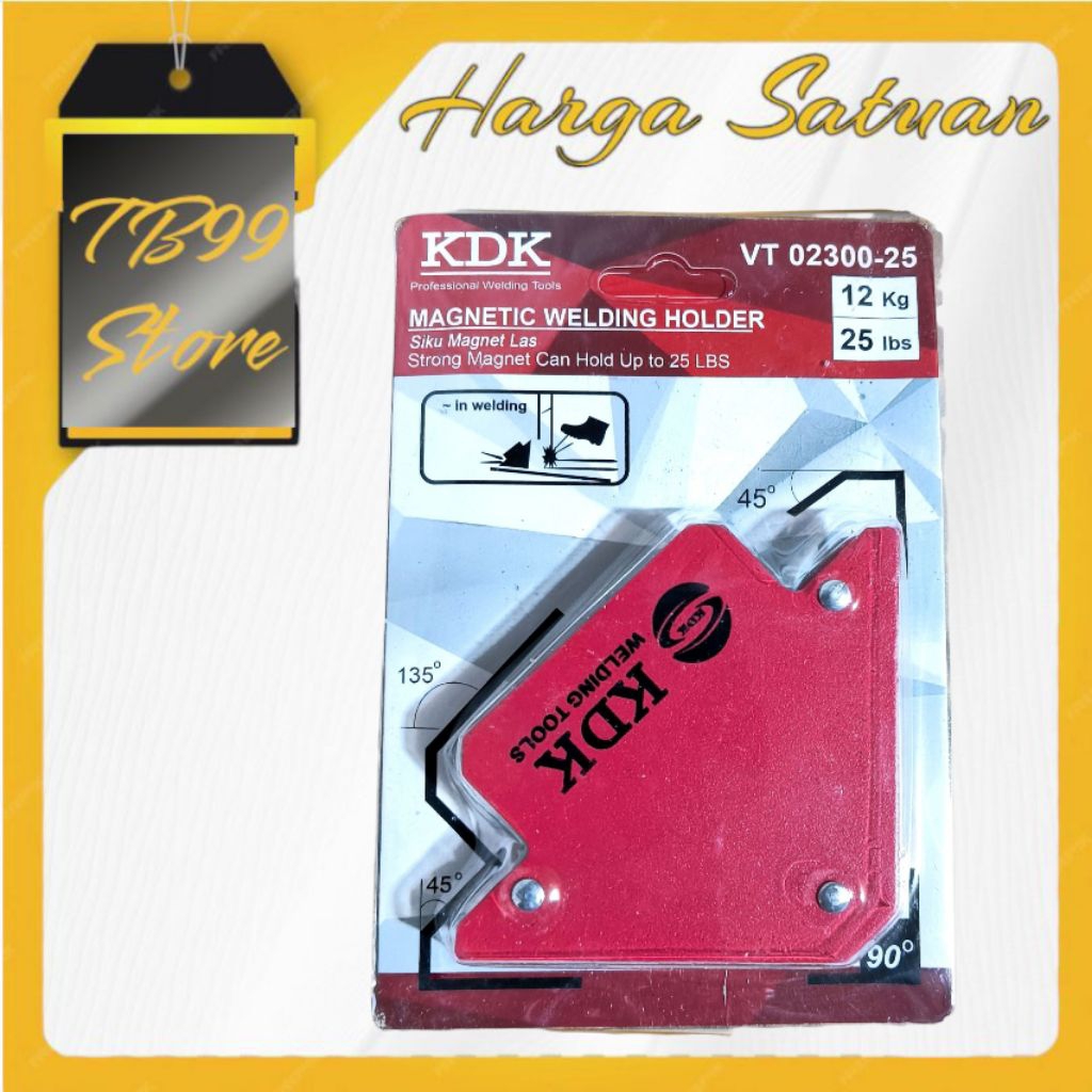 Siku Magnet Untuk Las Size 3 Inch ,25 Lb ,Siku Las Magnet