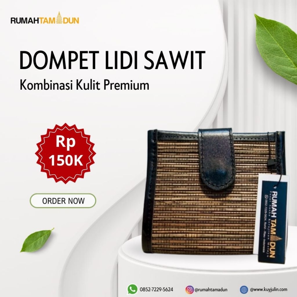 dompet lidi sawit