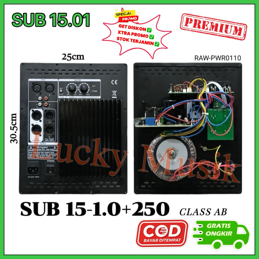 Power kit ht 300 ht 500 Original power kit subwoofer ht 300 power Kit aktif Class D 10/12 ht300 ht50