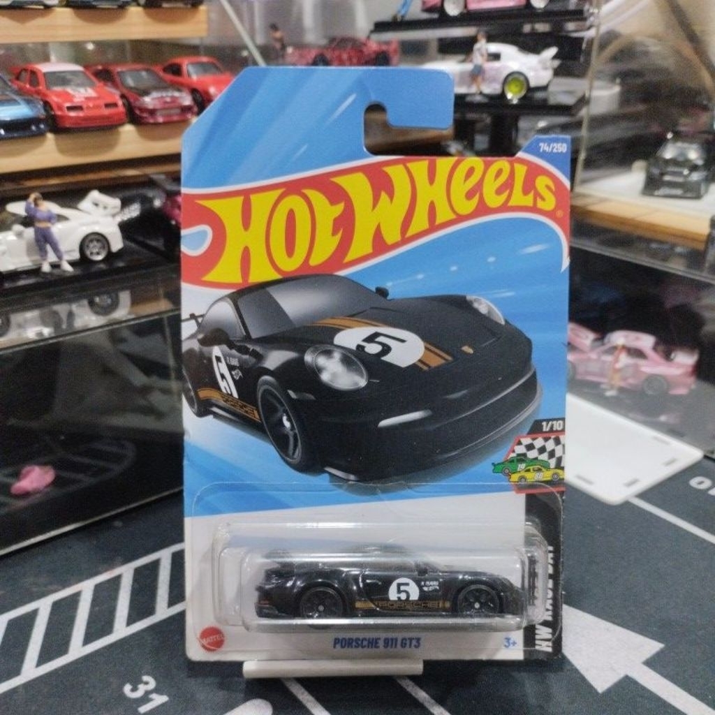 HOT WHEELS PORSCHE 911 GT3 BLACK (91)