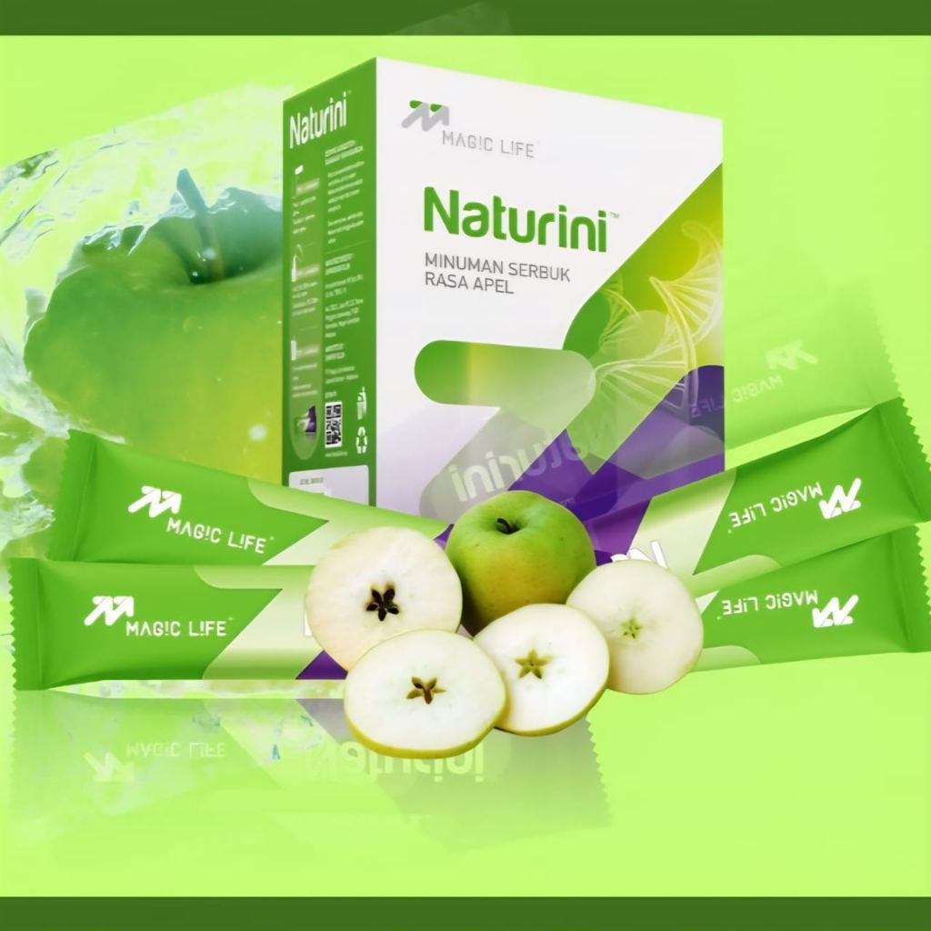 1 Box Magiclife NATURINI Apple Kemasan Baru Exp 18 Des 2026