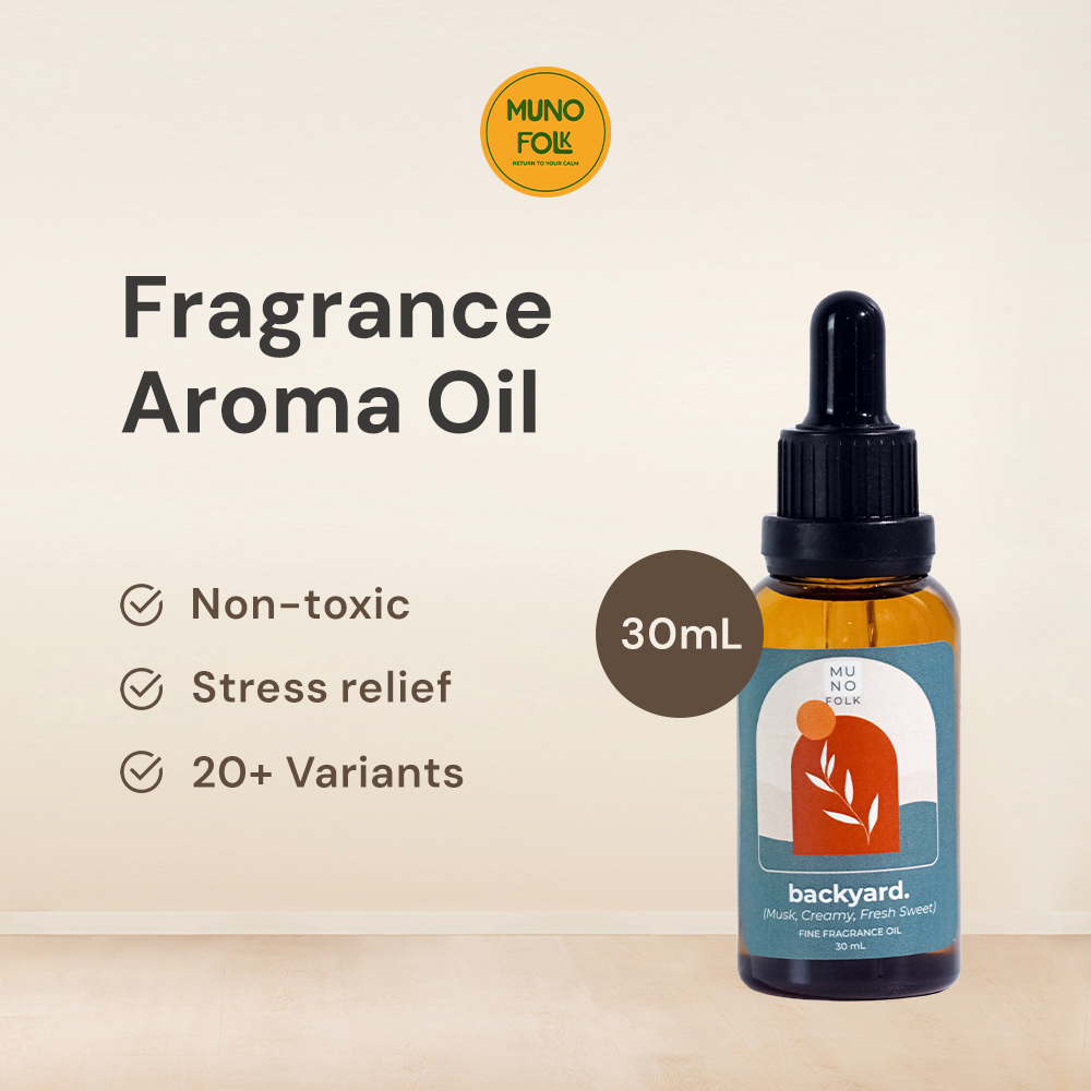 Muno Folk - Fragrance Oil Aroma 30 mL | Pengharum Ruangan Tahan Lama Fragrance Diffuser Humidifier