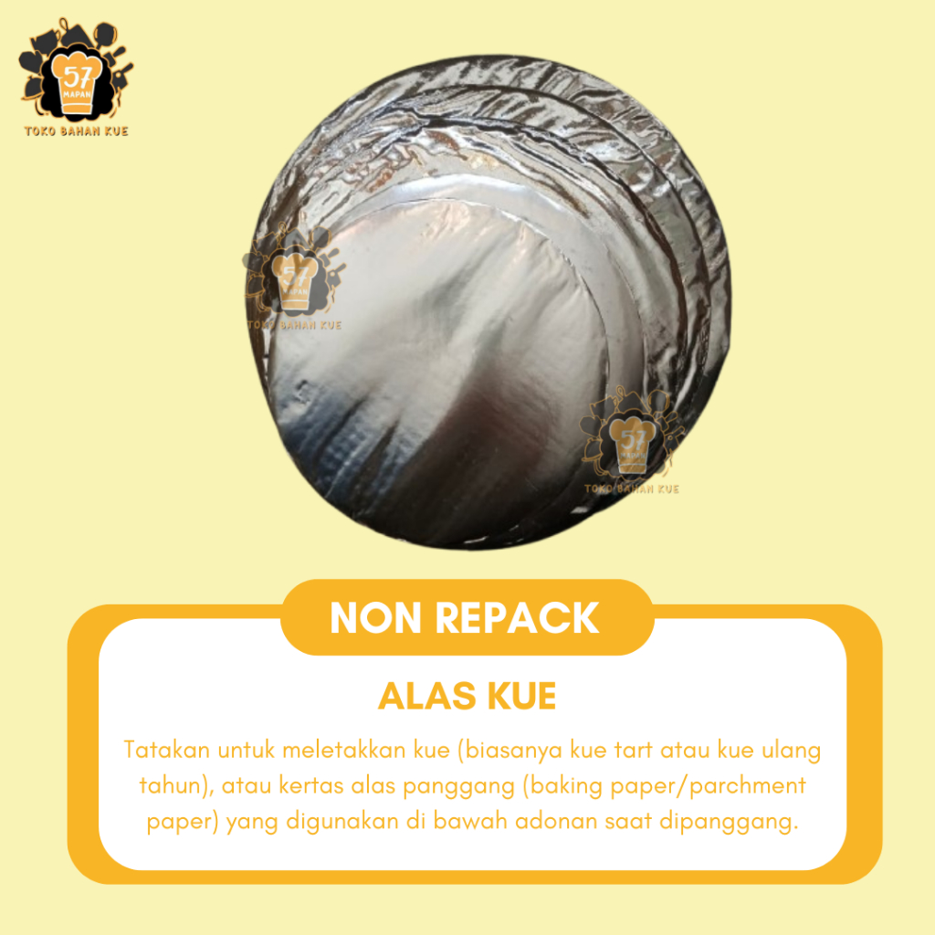 [HEMAT 5PCS] ALAS KUE TART LINGKARAN BAHAN DUS C-FLUTE / PCS