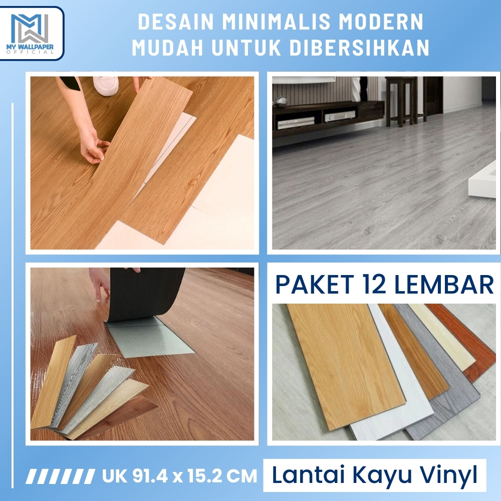 Vynil Lantai Kayu Premium Parket Lantai Kayu Vynil Lantai Kayu