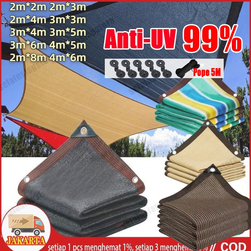 Paranet 99% Anti-UV Jaring/Jaring Paranet/ Paranet Shading Net /Garden Sunshade Net /Jaring Rumah Ka