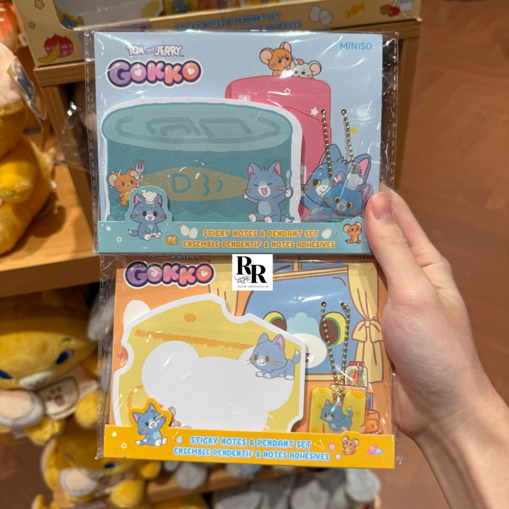 Miniso x Tom and Jerry - Notebook / Notepad / Tom and Jerry Gokko Series Notes & Pendant Set