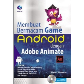 Membuat Bermacam Game Android Dengan Adobe Animate+cd