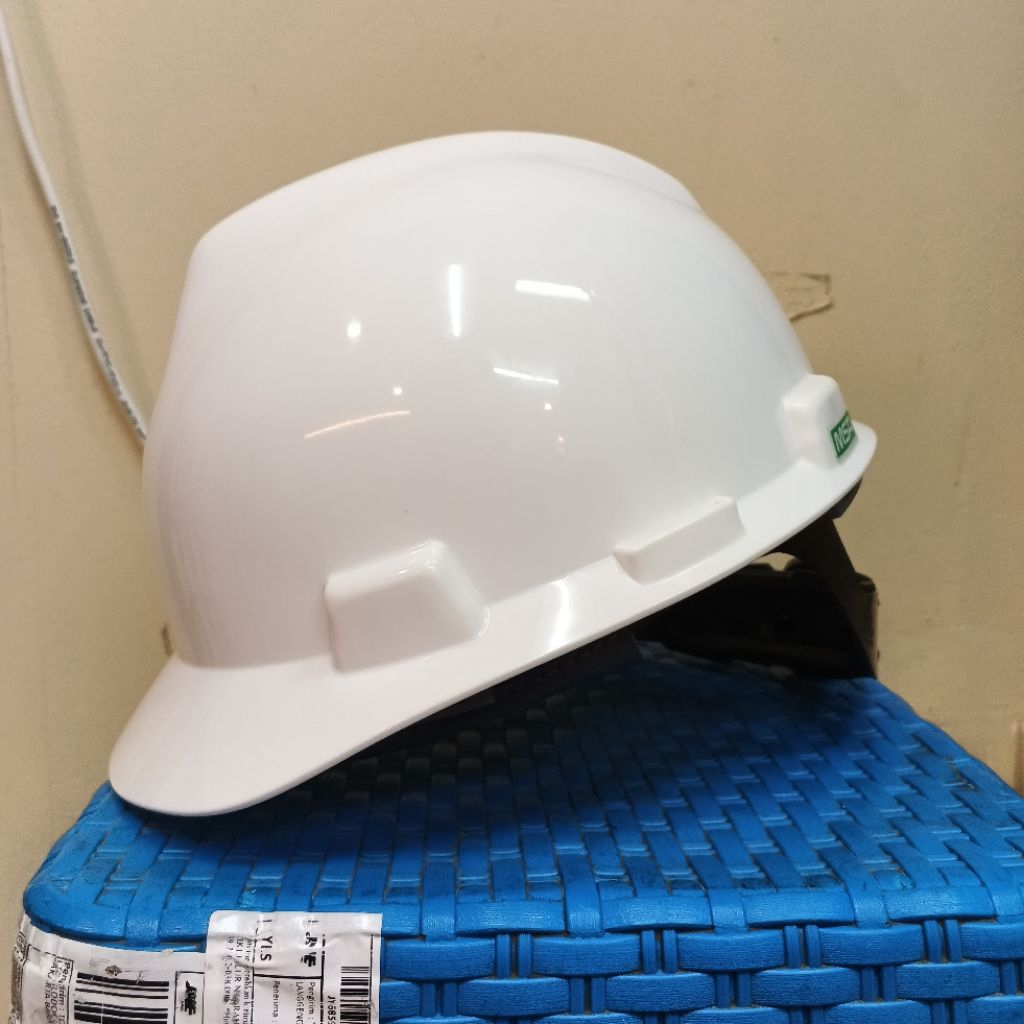 Helm Safety MSA V-Gard Fastrack Original USA - Safety Helmet MSA V-Gard Ori