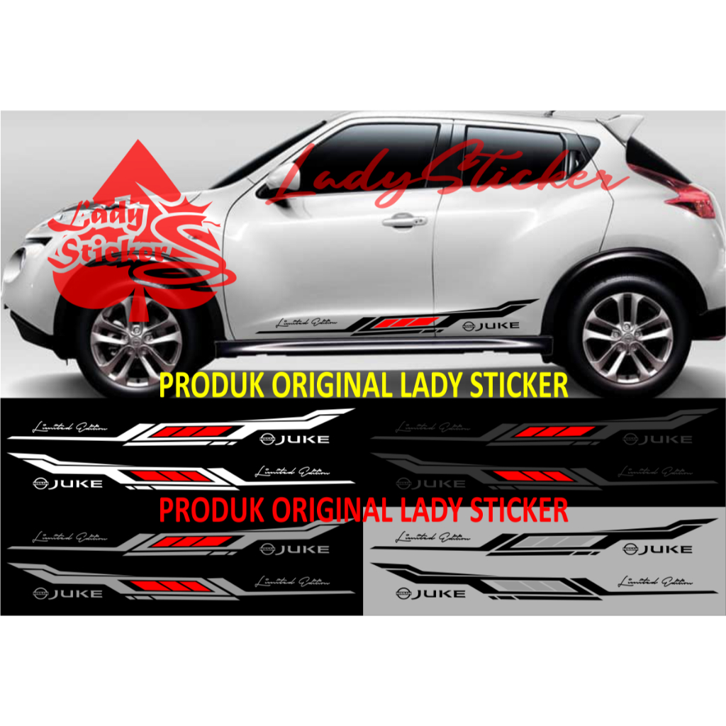 Cutting sticker mobil juke sticker stiker mobil nissan juke