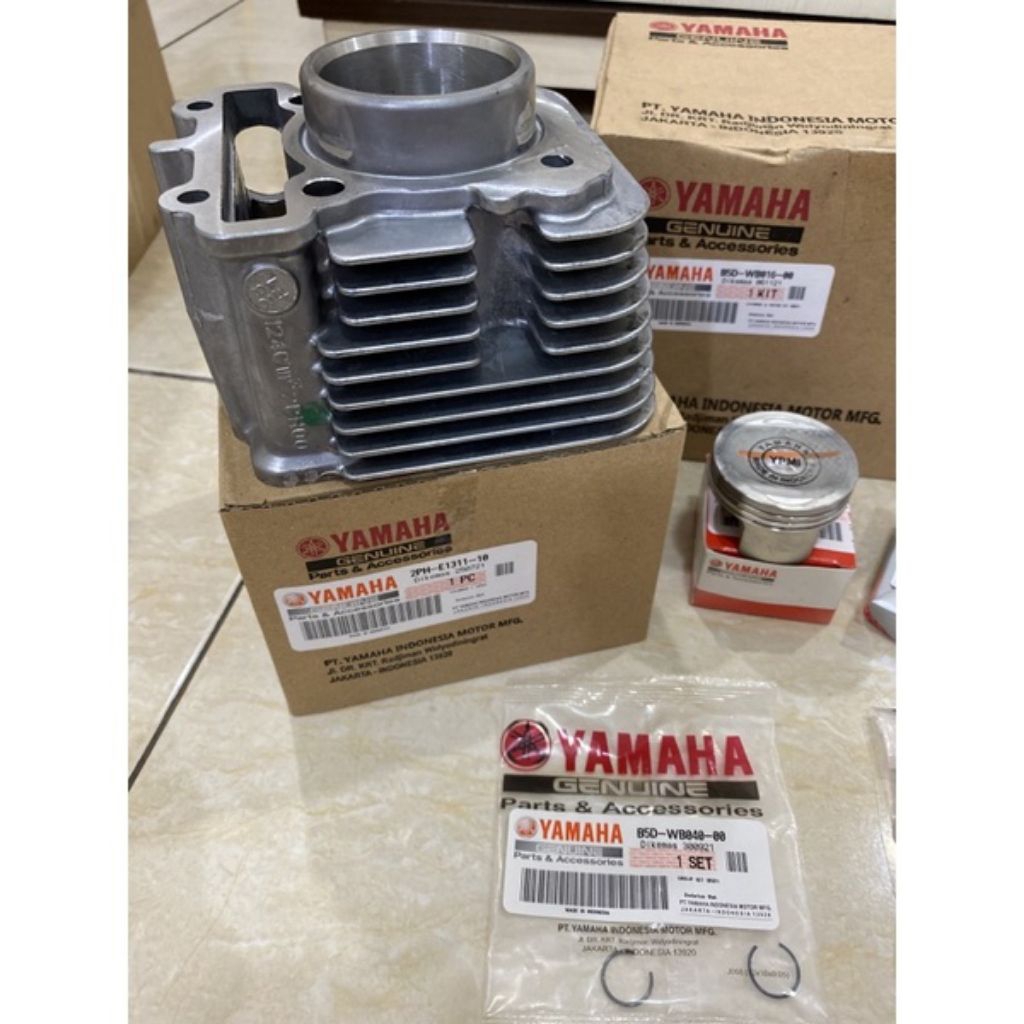 blok buring set piston mio m3 freego B5D-WB016-00 ori ygp