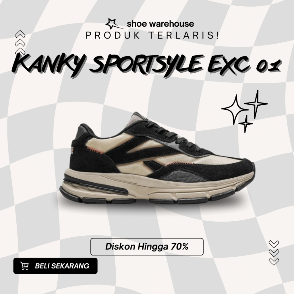 Kanky Klasik Roadstar - Sepatu Sneakers Casual Sport Pria