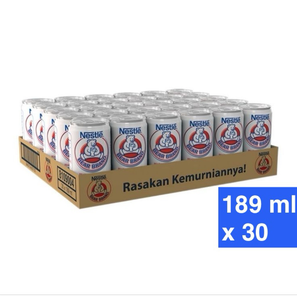 Susu Steril/Susu Beruang 1 Dus isi 30 kaleng 189ml