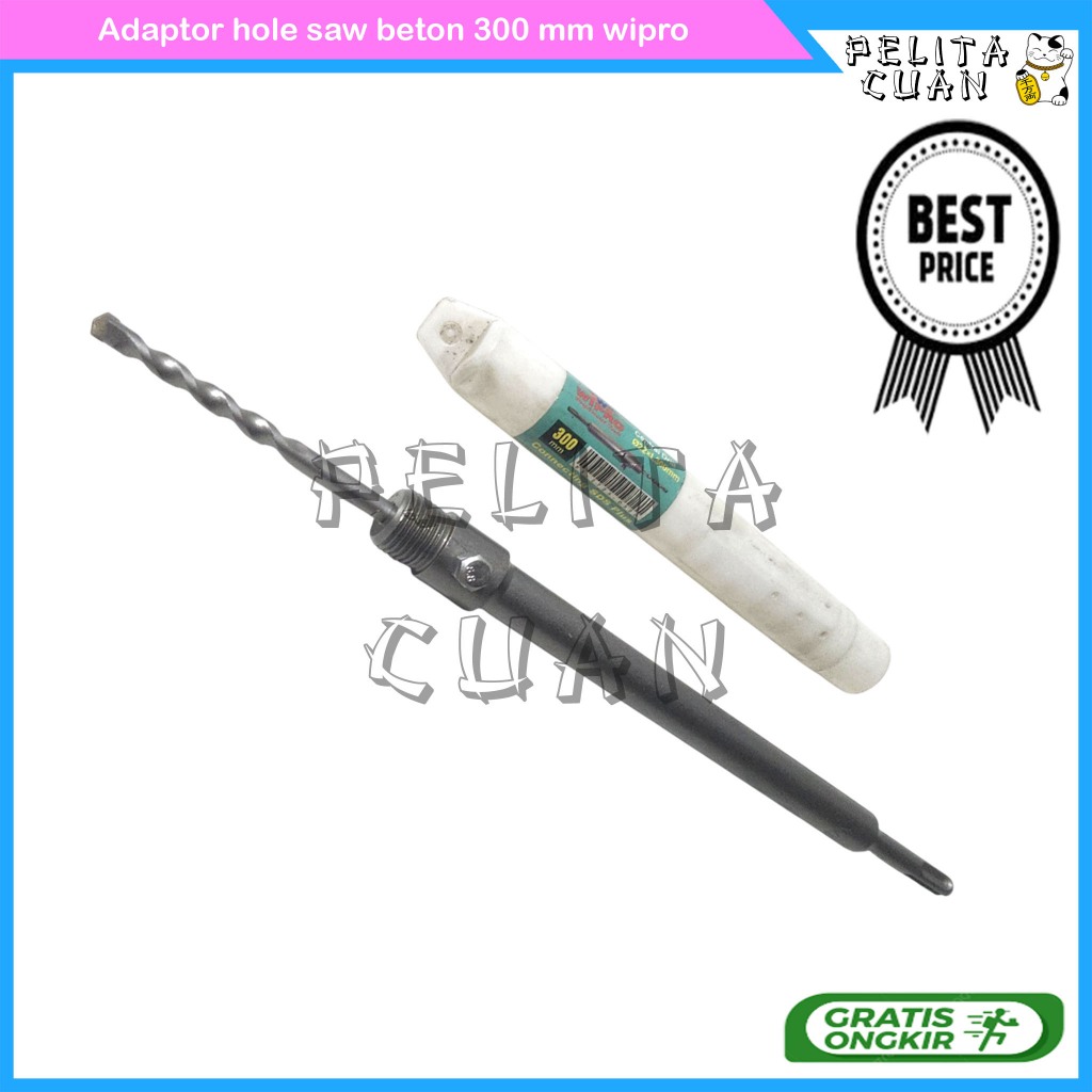 Adaptor hole saw beton 300 mm wipro