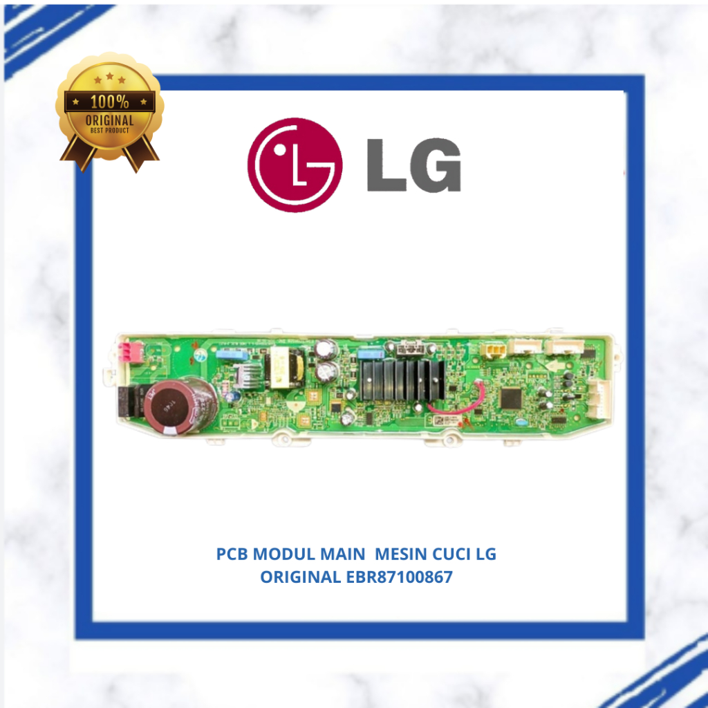 PCB MODUL MAIN MESIN CUCI LG EBR87100867 T2175VSPCK