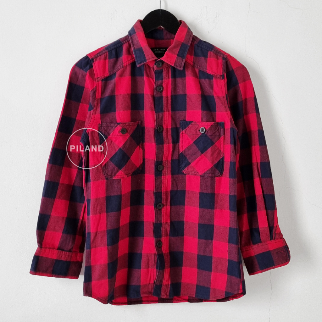 ZARA Preloved Kemeja Flanel Wanita Mandy