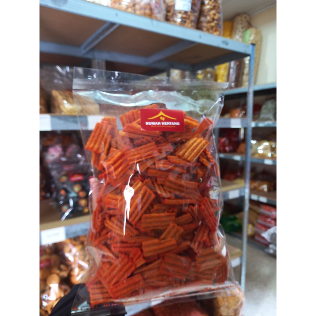Kripik kentang pedas kentang jafood keripik kentang jafod kripik balado
