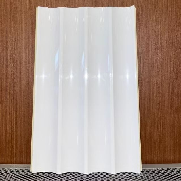 WPC Petak Gelombang (15.5 x 290) cm Wall Art Vertical Panel / Dekor minimalis Ruangan PVC - Medan