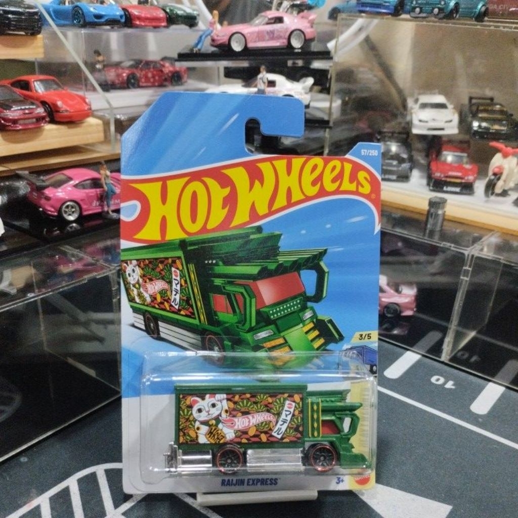HOT WHEELS RAIJIN EXPRESS GREEN (203)