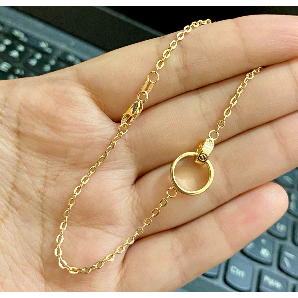 GALLERY SILVER_Gelang Rantai Ring Cartier (P 17,5cm)