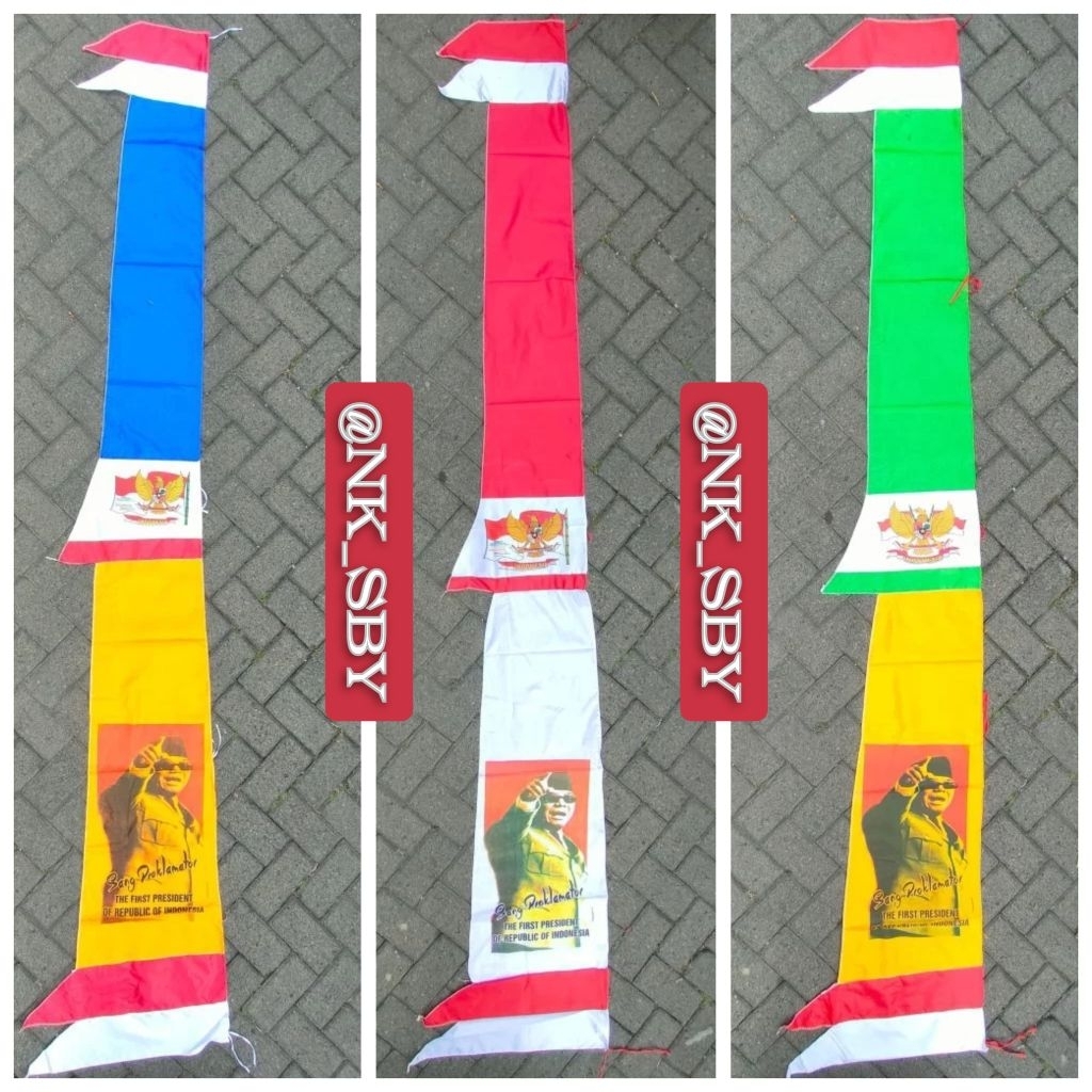 BENDERA  UMBUL UMBUL BANDIR SOEKARNO