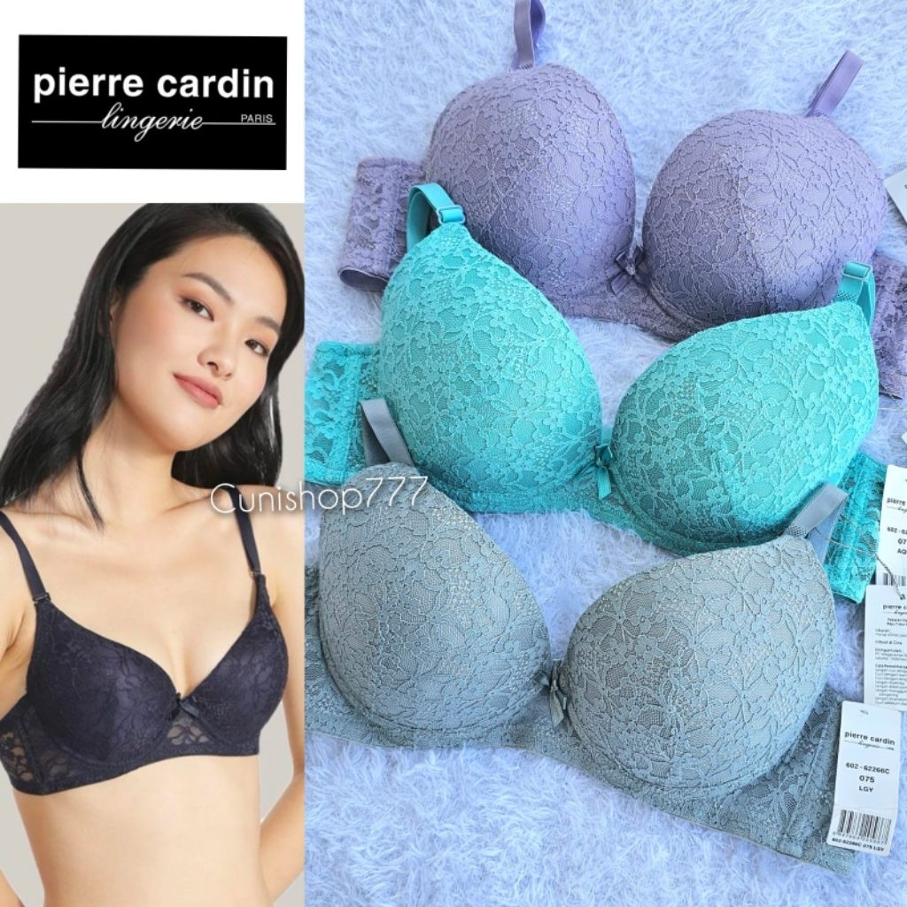 BRA PIERRE CARDIN FULL CUP PAKAI KAWAT 34B 34C 36B 36C 38B 38C RENDA LACE BERKAWAT BH 602-62265/66
