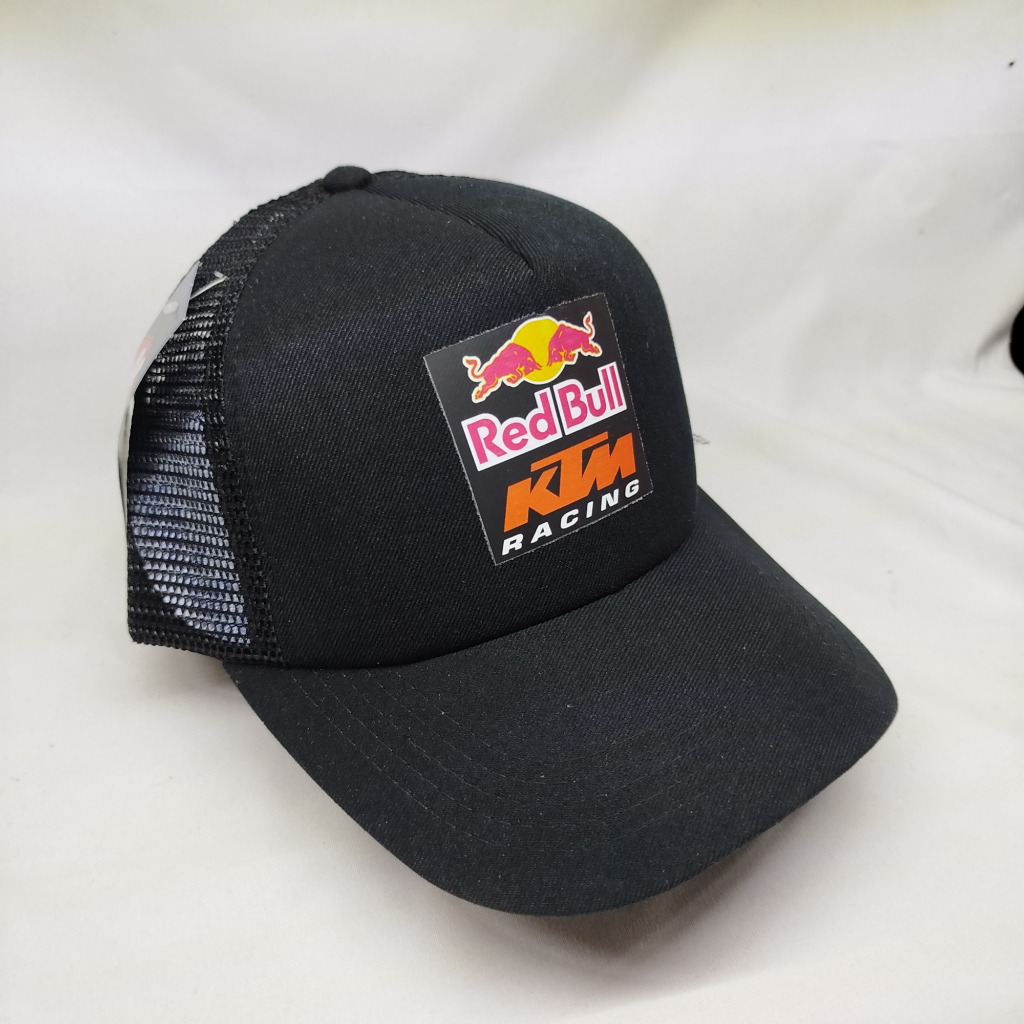 TOPI TRUCKER / TOPI JARING RACING PREMIUM REDBULL
