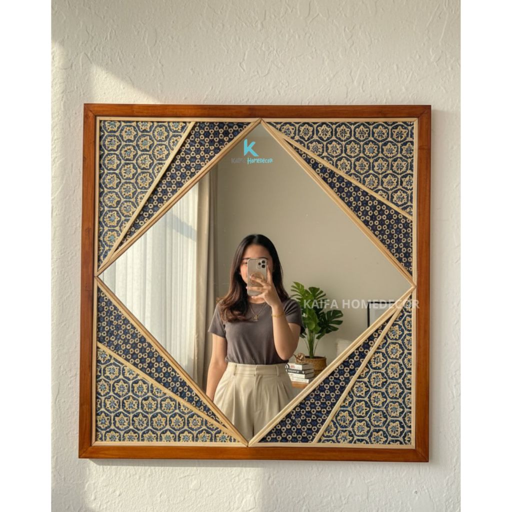 cermin hiasan/walldecorcermin/cermin dekorasi dinding aestheteic /cerminestetikdinding