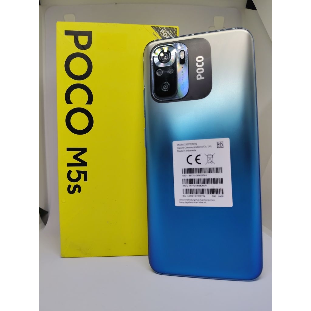 Xiaomi Poco M5s 4/64 - Biru ( Bekas/Second )
