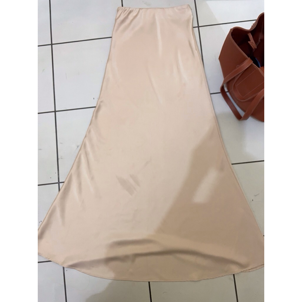Rok Satin etereine silk skirt satin skirt