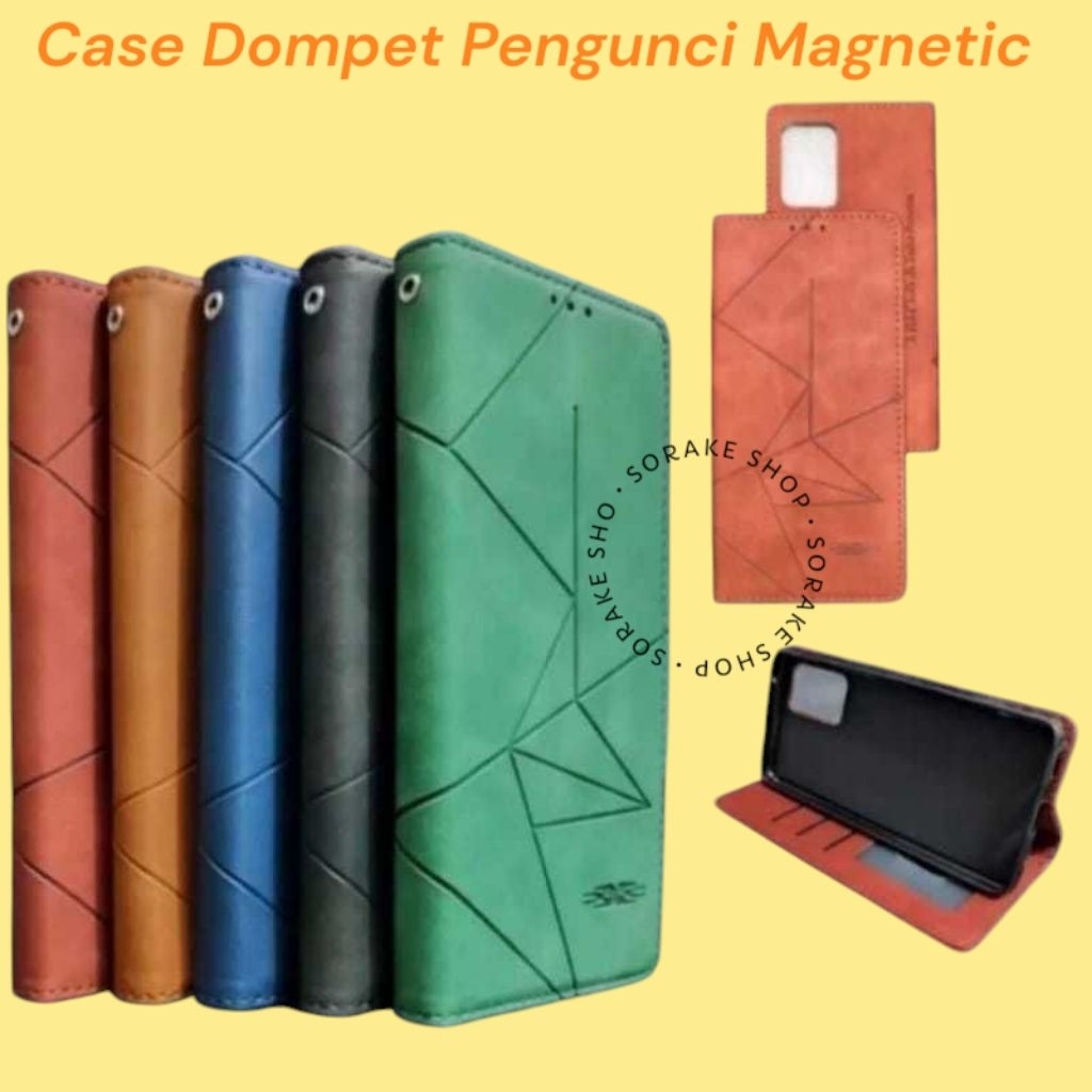 SS-03 Flip Cover Leather Casing Dompet SAMSUNG A01 A01 Core A02 A02S A03 A03S A03 Core