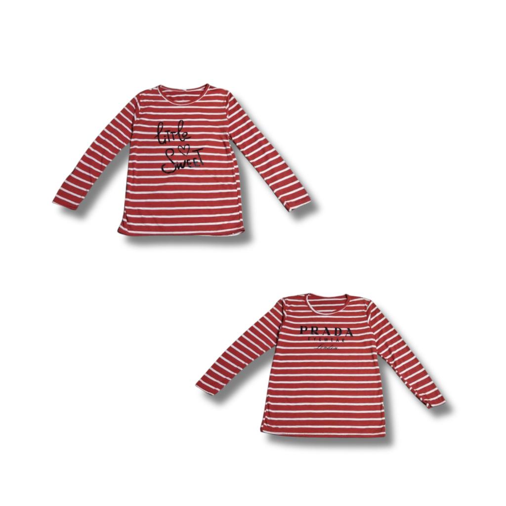 Kaos Pria Wanita Remaja Tanggung Lengan Panjang