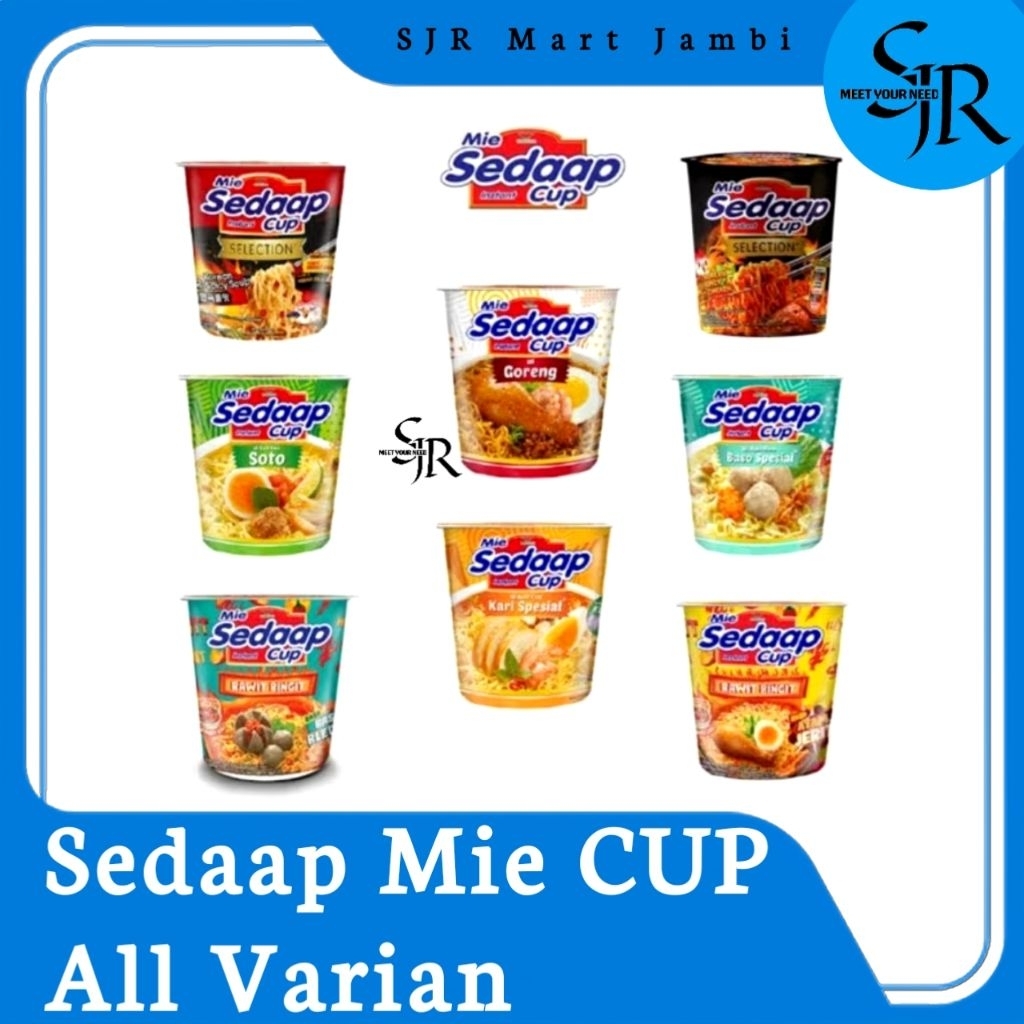 [Mie] Sedaap Mie Cup All Varian | Aneka Pilihan Rasa