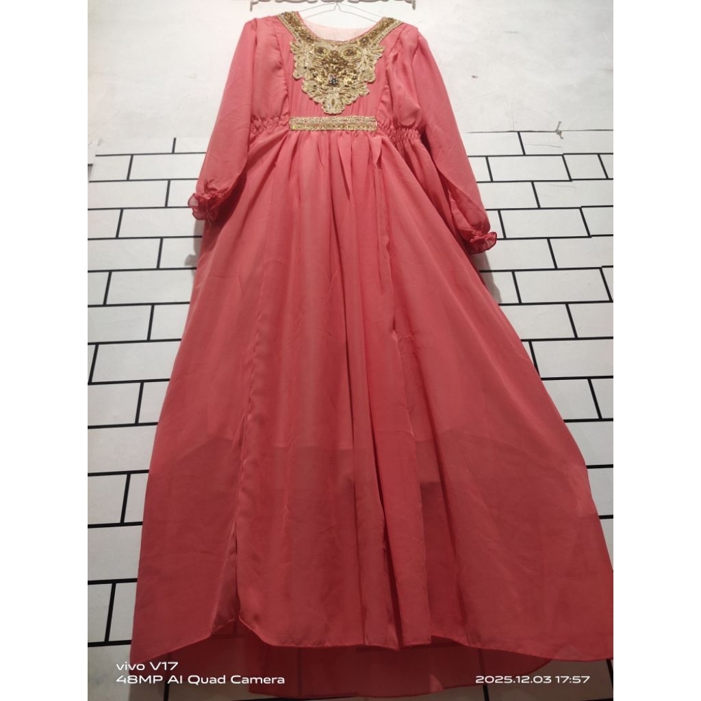 GAMIS MODEL INDIA PRELOVED BAHAN CERUTY FULL PAYYET