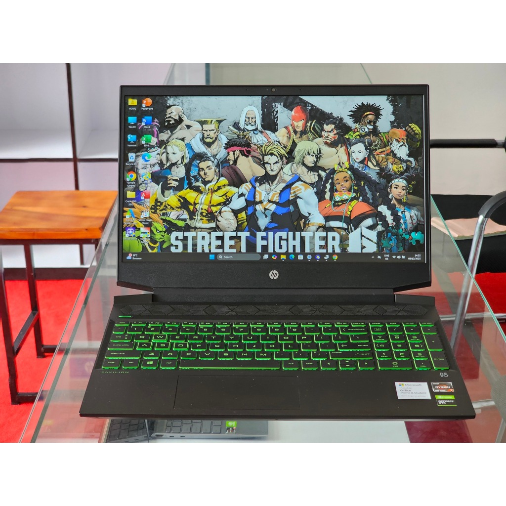 HP Pavilion Gaming 15 AMD Ryzen 7 4800H Ram 16 GB SSD 512 GB Nvidia GTX 1660 Ti Gaming editing dan r