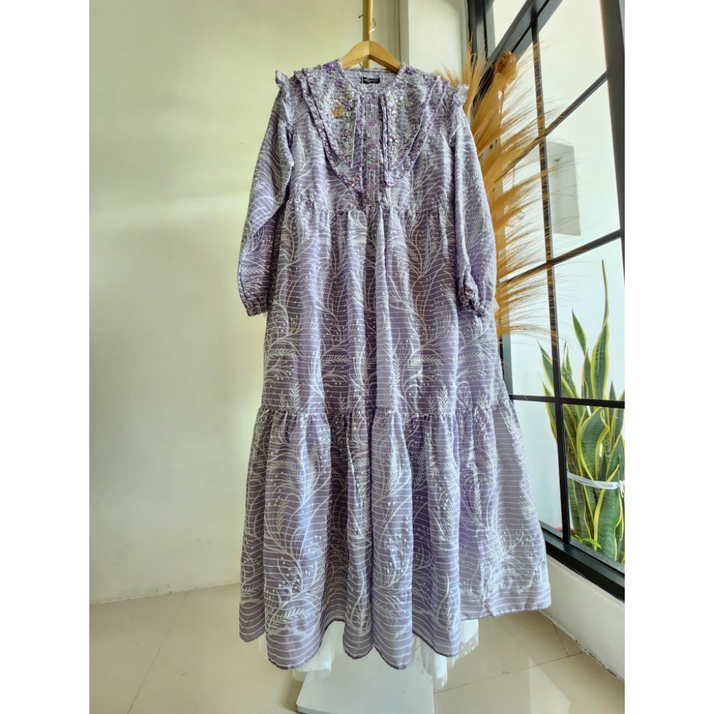 MiKAYLA DRESS KATUN BORDIR(abiyani)